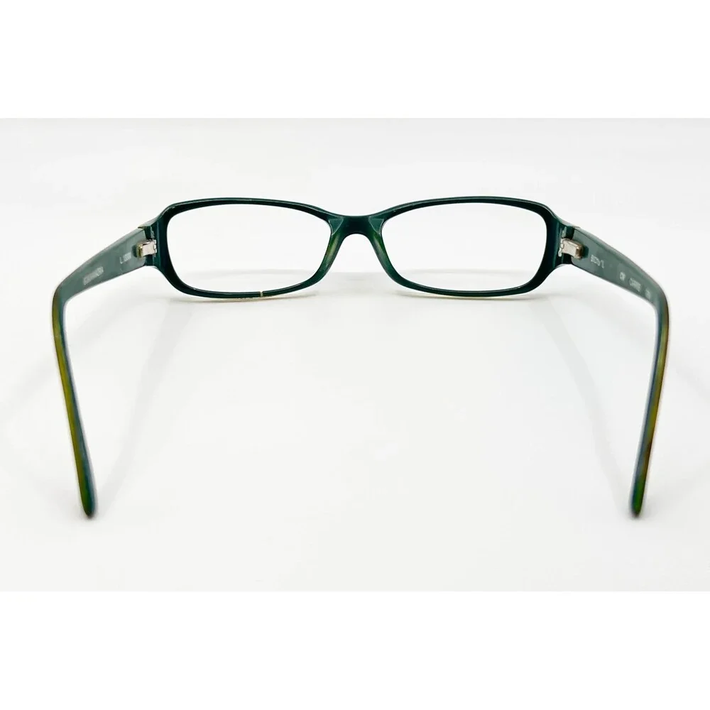 BCBGMAXAZRIA Eyeglasses Womens Green Carrie Butterfly Detail 51-15-130